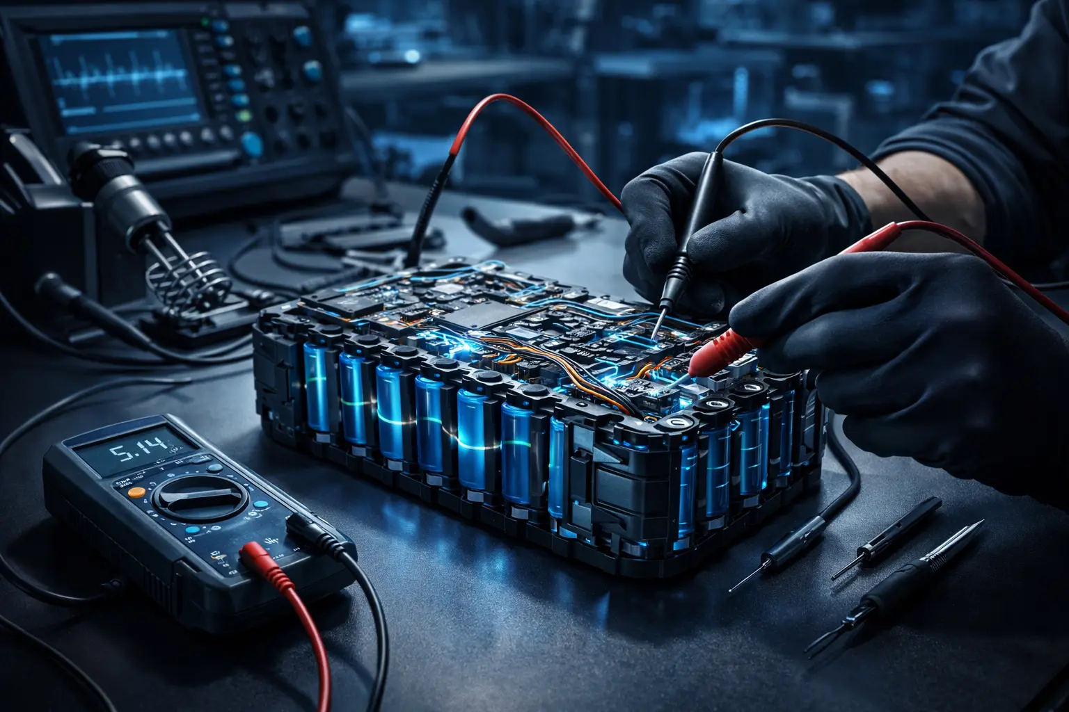 ремонт литиевых батарей